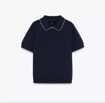 ZARA 파이핑 니트탑