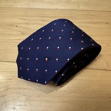 J리그 넥타이 네이비 도트