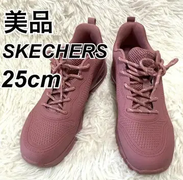 새상품급 스케쳐스 25cm 핑크 메모리폼 여성 스니커즈
