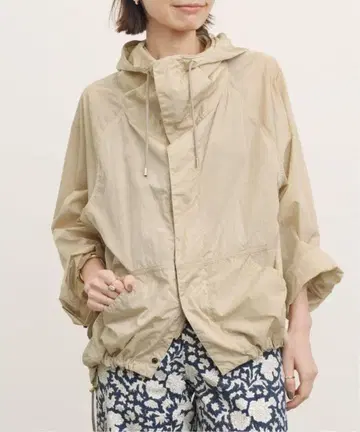 REMI RELIEF Nylon Zip 후드 블루종