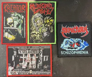 중고 Sepultura Kreator Nailbomb Municipal