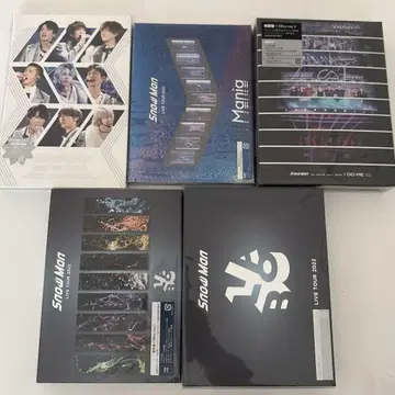 SnowMan 라이브 DVD Blu-ray 세트 묶음 판매