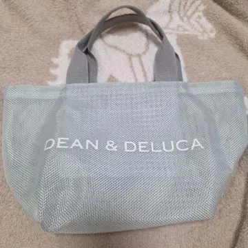 DEAN & DELUCA 메쉬 토트백 S 민트 블루
