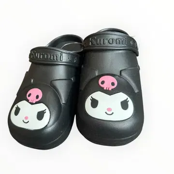 미사용 새상품 산리오 쿠로미 Kuromi 클로그 샌들 블랙 L 사이즈