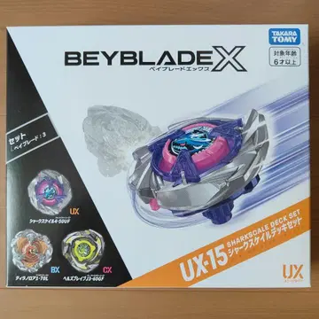 베이블레이드X UX-15 샤크 스케일 덱 세트 베이코드 사용 1