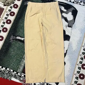 60s 70s 코튼 슬랙스 빈티지 검색용 (레이온 린넨