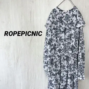 ROPEPICNIC 꽃무늬 프릴 원피스