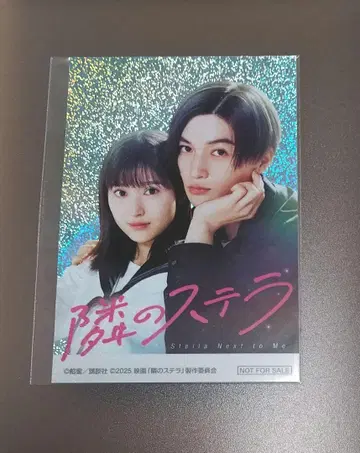 옆집 스텔라 야기 유세이 후쿠모토 리코 반짝이 스티커