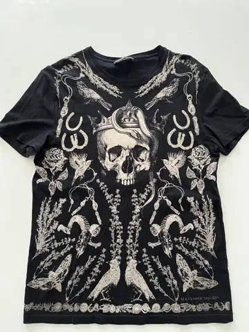 ALEXANDER MCQUEEN 스컬 티셔츠 사이즈 L