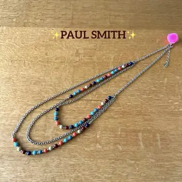 [ PAUL SMITH*폴스미스 ] 목걸이 비즈 멀티컬러 컬러풀