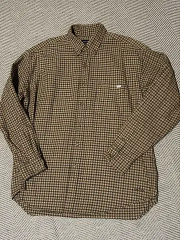 [ NAUTICA/노티카 ] 건 클럽 체크 롱 슬리브 셔츠