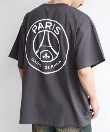 PARIS SAINT-GERMAIN 티셔츠 스미블랙 XL 사이즈