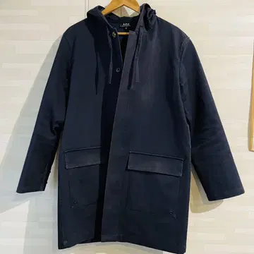 A.P.C. 아페쎄 코트 후드 네이비 M 사이즈