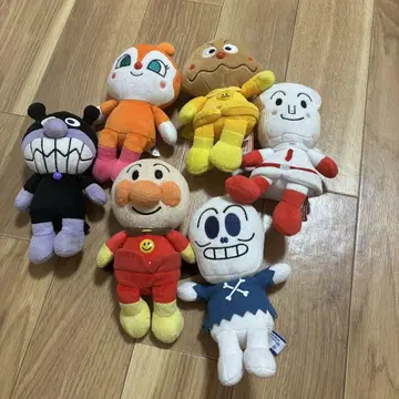 호빵맨 봉제 인형 세트