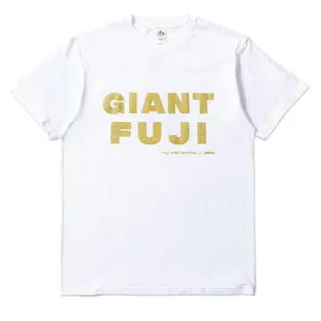 후지록 '24 'GIANT FUJI' 티셔츠 화이트 M 후지산
