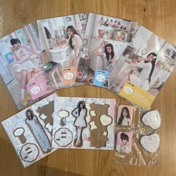 illit 스티커 & A5 클리어 파일 & 캔배지
