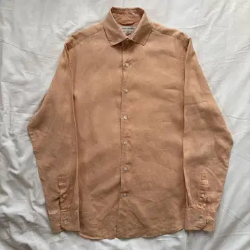 [ 90s ] BANANA REPUBLIC 린넨 셔츠 오렌지