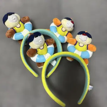 디즈니 머리띠 칩과 데일 스이스이 썸머 세트