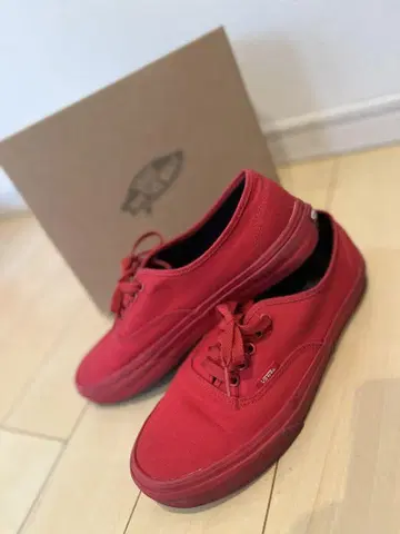 Vans 레드 빨간색 어센틱 26.5cm