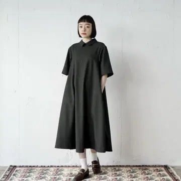 foufou 프리미티브 셔츠 칼라 원피스 M 사이즈 버튼 주의
