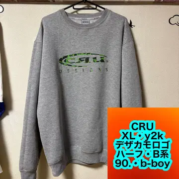 크루 CRU b-boy B계열 서프 크루넥 맨투맨 실측치수 이미지 참고.