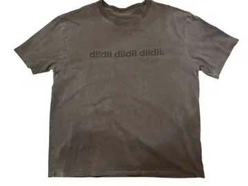 diidii 로고 TEE pigment dye 티셔츠