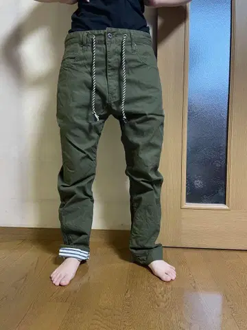 그린 사루엘 팬츠