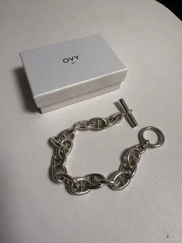 OVY Silver Anchor Chain Bracelet
