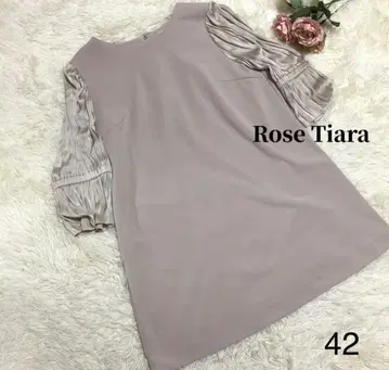 로즈 티아라 튜닉 원피스 베이지