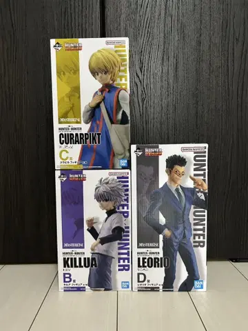 HUNTER x HUNTER 제일복권 피규어 3개 세트