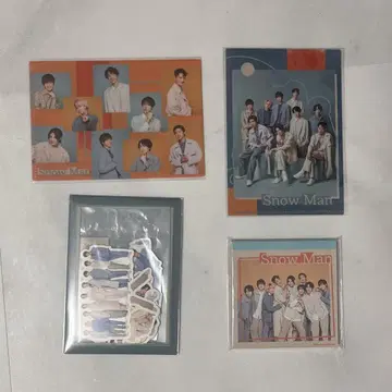Snow Man 조각 씰 마시카쿠 메모 미니 클리어 파일