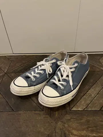 CONVERSE Chuck Taylor 로우컷 스니커즈 하늘색 블루