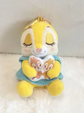 디즈니 스토어 클라리스 칩과 데일 인형 배지 키링