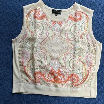 ETRO 실크 니트 슬리브리스