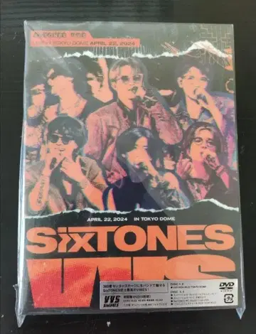 DVD SixTONES VVS (초회판) 4매 세트