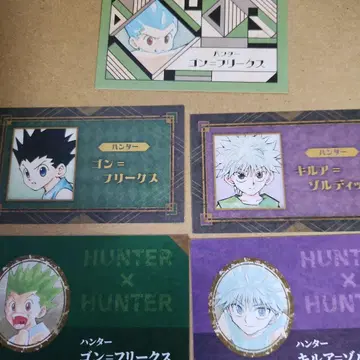 5세트 명함 카드 HUNTER x HUNTER 곤 키루아