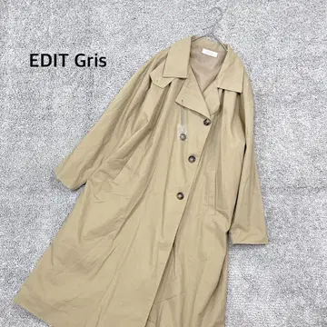 [에디트 그리] 트렌치코트 베이지 턱 워머
