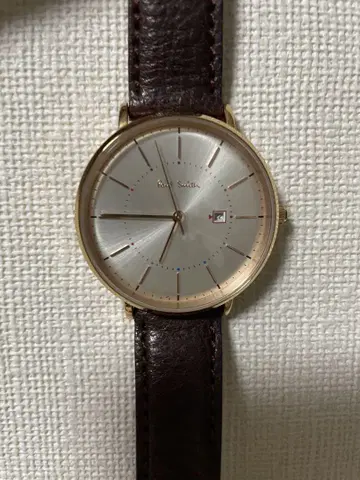 Paul Smith 쿼츠 손목시계 실버 박스 없음