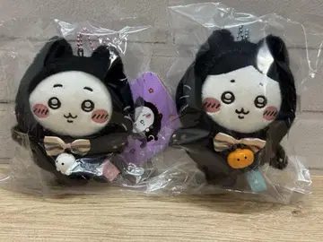 치이카와 검은 고양이 마스코트 치이카와+하치와레 할로윈