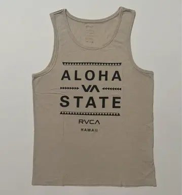 RVCA Aloha State 탱크탑 베이지 S 하와이 한정판