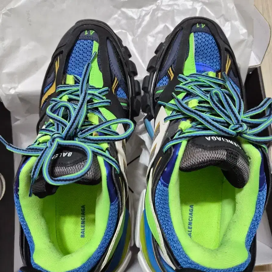 Balenciaga Track Sneakers Blue/Green 41