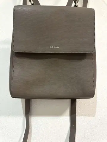 [ 새상품급 ] Paul Smith 가죽 백팩 베이지