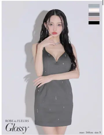 ROBE de FLEURS 로브 드 플뢰르 타이트 미니 드레스