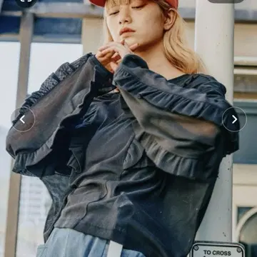 MODE NORM CORE 2WAY 메쉬 프릴 풀오버