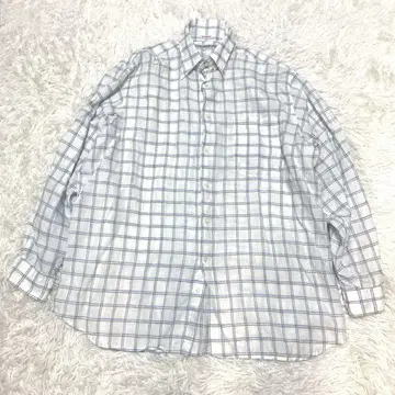 [미품] INDIVIDUALIZED SHIRTS 긴팔 린넨 카바나 L