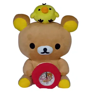 리락쿠마 봉제 인형 시계 키이로이토리 알람 포함 레어