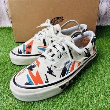 [새상품급] VANS 애너하임 팩토리 era 통굽 플라워 꽃무늬 26