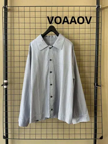 새상품급 VOAAOV 보아브 STRIPE SHIRT BLOUSON 셔츠