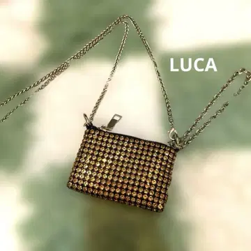 LUCA 반짝반짝 골드 스터드 미니 백 숄더 (사선으로 걸기 가능)