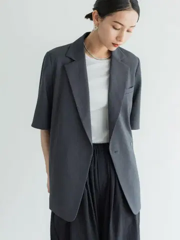 crewre 하프 슬리브 박시 자켓 size3